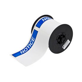 Brady B30-25-595-ANSINO etichetta per stampante Blu, Bianco Etichetta per stampante autoadesiva (142188)