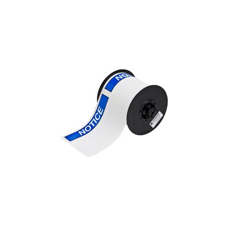 Brady B30-25-595-ANSINO etichetta per stampante Blu, Bianco Etichetta per stampante autoadesiva (142188)