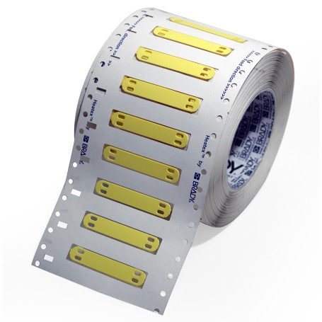 Brady HCM-60X10-B7643-YL segnacavo Giallo Poliuretano termoplastico 1000 pz (620336)