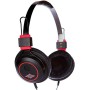 Tj Point TJ-8005 Auricolare Cablato A Padiglione Nero, Rosso (TJ-8005BK)