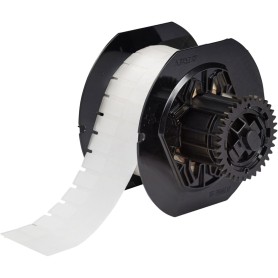 Brady B33-123-461 etichetta per stampante Trasparente, Bianco Etichetta per stampante autoadesiva (143010)