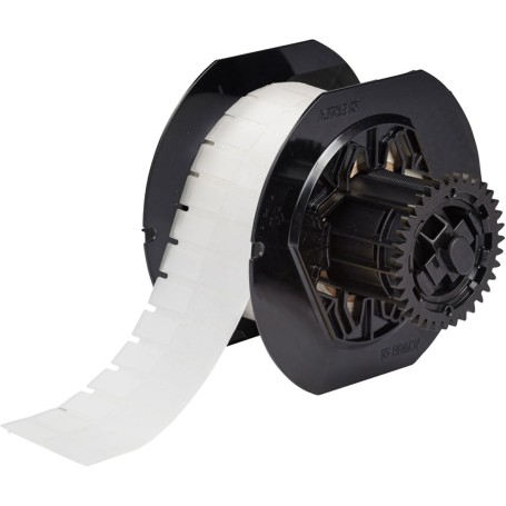 Brady B33-123-461 etichetta per stampante Trasparente, Bianco Etichetta per stampante autoadesiva (143010)