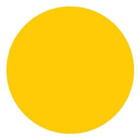 Brady LABELSPAPER75MM-YL etichetta autoadesiva Cerchio Permanente Giallo 1 pz (030668)