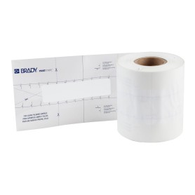 Brady 148823 nastro per schermatura 152,4 m Carta gommata per imbianchini Adatto per uso interno Polipropilene Trasparente, Bian