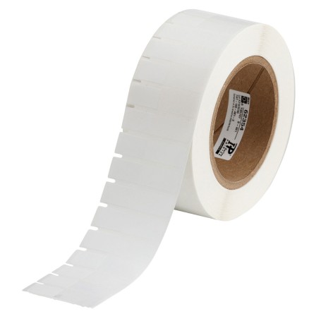 Brady THT-122-461-3 etichetta per stampante Trasparente, Bianco Etichetta per stampante autoadesiva (062354)