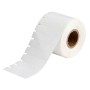 Brady THT-123-461-1.5-SC etichetta per stampante Trasparente, Bianco Etichetta per stampante autoadesiva (116387)