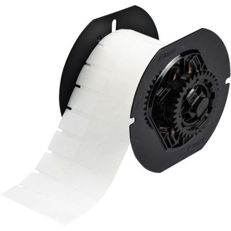 Brady B33-153-461 etichetta per stampante Trasparente, Bianco Etichetta per stampante autoadesiva (142999)