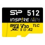 Silicon Power Inspire 512 GB MicroSDXC UHS-I Classe 10 (SP512GBSTXLA2V1NSP)