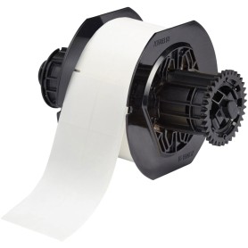 Brady B33-139-461 etichetta per stampante Trasparente, Bianco Etichetta per stampante autoadesiva (143046)