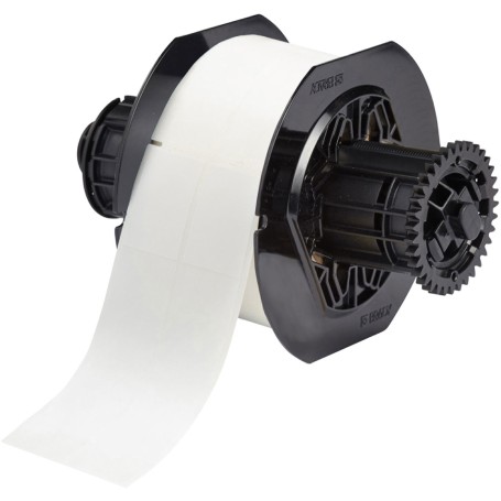 Brady B33-139-461 etichetta per stampante Trasparente, Bianco Etichetta per stampante autoadesiva (143046)
