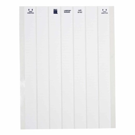 Brady LAT-6-747-10 etichetta per stampante Bianco Etichetta per stampante autoadesiva (029715)
