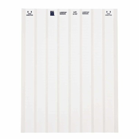 Brady LAT-4-747-10 etichetta per stampante Bianco Etichetta per stampante autoadesiva (029709)