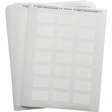 Brady LAT-24-747-1 etichetta per stampante Bianco Etichetta per stampante autoadesiva (029757)