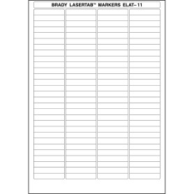 Brady ELAT-11-747 etichetta per stampante Bianco Etichetta per stampante autoadesiva (029846)