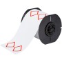 Brady B30-262-7569-CLP2 etichetta per stampante Rosso, Bianco Etichetta per stampante non adesiva (121646)