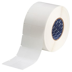 Brady THT-134-461-3 etichetta per stampante Trasparente, Bianco Etichetta per stampante autoadesiva (062366)