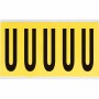 Brady 3460-U etichetta autoadesiva Rettangolo Rimovibile Nero, Giallo 5 pz (034631)