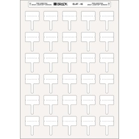 Brady ELAT-45-425 etichetta per stampante Bianco Etichetta per stampante autoadesiva (217062)