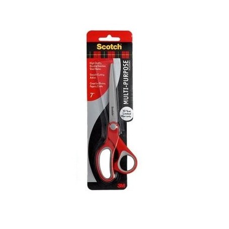 Scotch 1427 forbici da cancelleria Universale Taglio a zig zag Grigio, Rosso (7000033998)