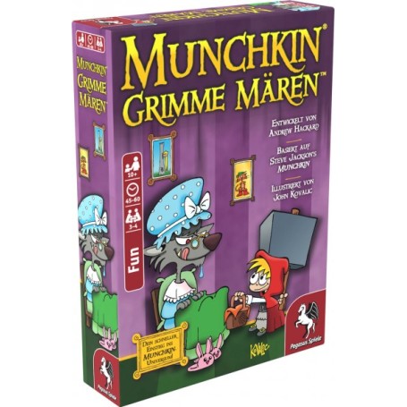 Pegasus Spiele Munchkin Grimme Mären Gioco da tavolo Gioco di ruolo (18402G)