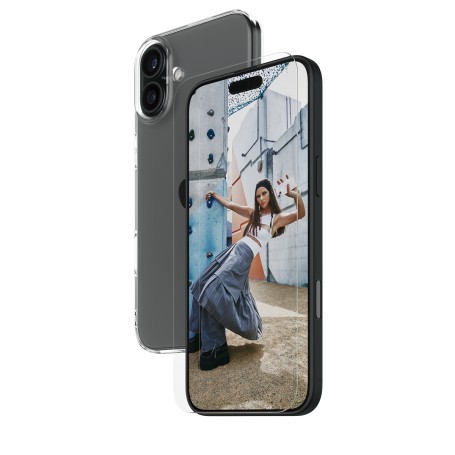 PanzerGlass SAFE by PG 2-in-1 Bundle iPhone 16 6.7 Pellicola proteggischermo trasparente Apple 1 pz (BSAFE95898)