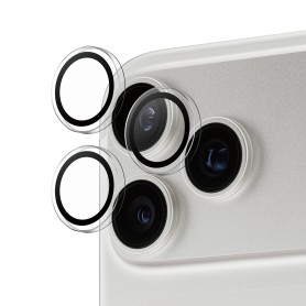 PanzerGlass ® Hoops® Trasparente Protezione Fotocamere iPhone 17 Pro | iPhone 17 Pro Max | iPhone 16 Pro | 16 Pro Max (PG38406)
