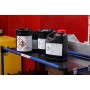 Brady B85-105X155-7569-CLP3A etichetta per stampante Rosso, Bianco Etichetta per stampante autoadesiva (130768)