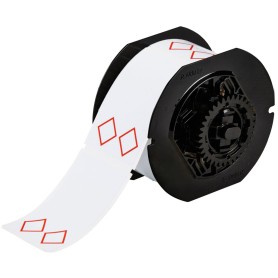 Brady B30-260-7569-CLP2 etichetta per stampante Rosso, Bianco Etichetta per stampante non adesiva (121634)