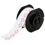 Brady B30-260-7569-CLP3B etichetta per stampante Rosso, Bianco Etichetta per stampante non adesiva (121636)