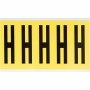 Brady 3460-H etichetta autoadesiva Rettangolo Rimovibile Nero, Giallo 5 pz (034618)