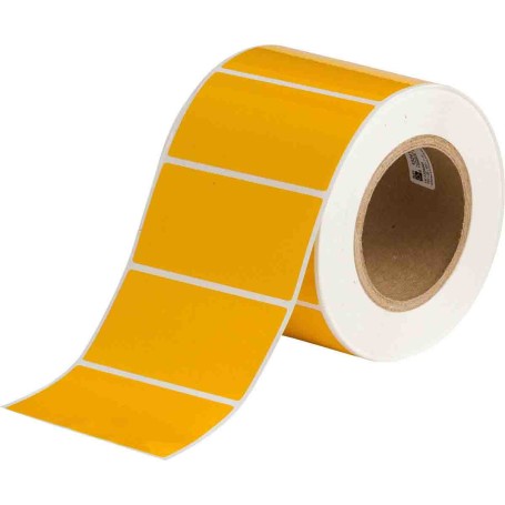 Brady THT-55-423-1-YL etichetta per stampante Giallo Etichetta per stampante autoadesiva (132417)