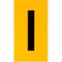 Brady 1570-I etichetta autoadesiva Rettangolo Permanente Nero, Giallo 25 pz (097578)