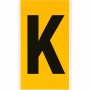 Brady 1570-K etichetta autoadesiva Rettangolo Permanente Nero, Giallo 25 pz (097580)