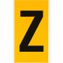 Brady 1570-Z etichetta autoadesiva Rettangolo Permanente Nero, Giallo 25 pz (097595)