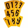 Brady 1570- KIT etichetta autoadesiva Rettangolo Permanente Nero, Giallo 25 pz (097599)