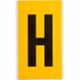 Brady 1570-H etichetta autoadesiva Rettangolo Permanente Nero, Giallo 25 pz (097577)