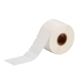 Brady THT-133-461-1.5-SC etichetta per stampante Trasparente, Bianco Etichetta per stampante autoadesiva (116377)
