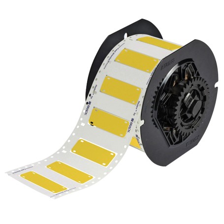 Brady B33-7525-7643-YL etichetta per stampante Giallo Etichetta per stampante non adesiva (195561)