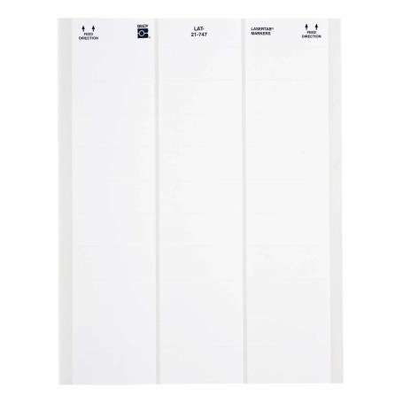 Brady LAT-21-747-1 etichetta per stampante Bianco Etichetta per stampante autoadesiva (024569)