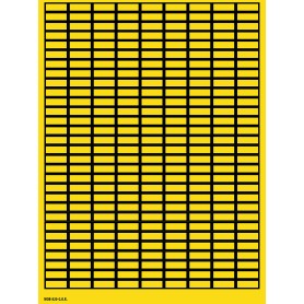 Brady 101803 etichetta autoadesiva Rettangolo Giallo 6750 pz