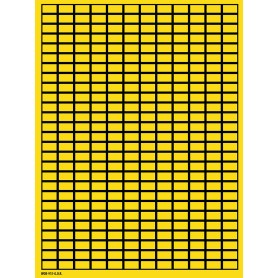 Brady 101804 etichetta autoadesiva Rettangolo Giallo 8100 pz