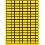 Brady 101804 etichetta autoadesiva Rettangolo Giallo 8100 pz