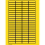 Brady 101806 etichetta autoadesiva Rettangolo Giallo 2000 pz