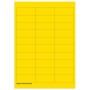 Brady 235083 etichetta autoadesiva Rettangolo Giallo 750 pz