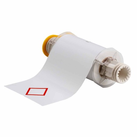 Brady B85-155X210-7569-CLP1 etichetta per stampante Rosso, Bianco Etichetta per stampante autoadesiva (130772)