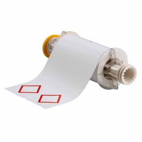 Brady B85-155X210-7569-CLP2 etichetta per stampante Rosso, Bianco Etichetta per stampante autoadesiva (130773)
