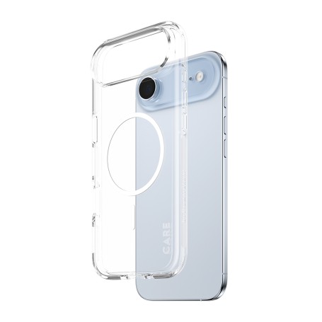 PanzerGlass CARE by ® Flagship Cover Trasparente Urban Explorer con MagSafe Bianco iPhone 17 Air (CR24805)