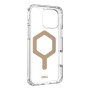 Urban Armor Gear Plyo custodia per cellulare 17,5 cm (6.9") Cover Oro, Trasparente (114481114381)