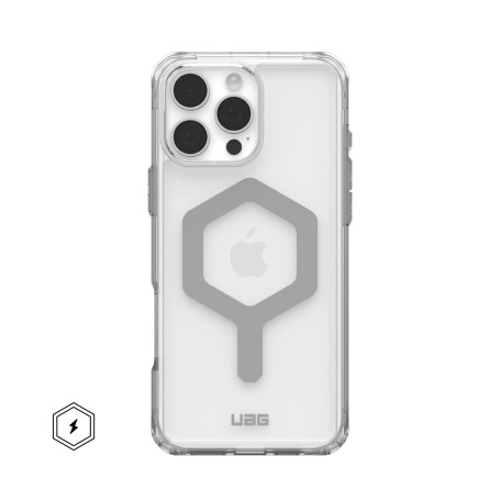 Urban Armor Gear Plyo custodia per cellulare 17,5 cm (6.9") Cover Argento, Trasparente (114481114333)