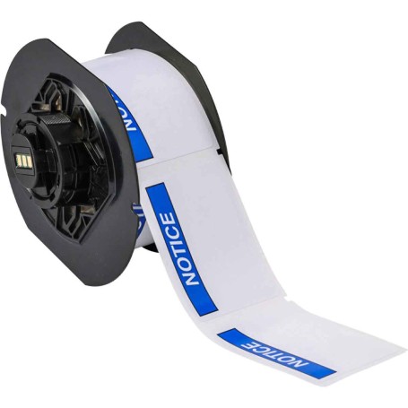 Brady B30-241-595-ANSINO etichetta per stampante Blu, Bianco Etichetta per stampante autoadesiva (142189)